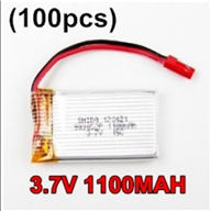MJX T04 T604 Battery wholesale 3.7v 1100mah 15C(100pcs)
