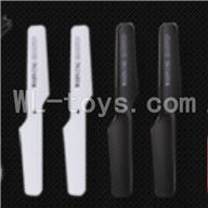 DFD F182 RC Quadcopter Parts-03 Main blades(4pcs-2x Black & 2X White)