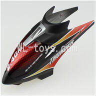 DFD F187 RC helicopter Parts-01 Head cover(Black)