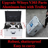 Wltoys V303 Quadcopter parts ,Upgrade WL toys V303 Parts-Aluminum-box with Trolley wholesale