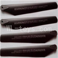 Attop toys YD-215 RC helicopter parts-02 Upper main blades(2pcs) & Lower main blades(2pcs)