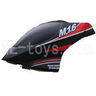 Skytech M16 M16G RC Helicopter Parts-02 Head cover-Black