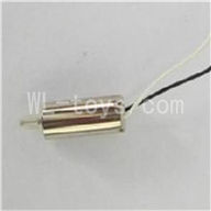 Skytech M37 RC Helicopter Parts-17 Main motor A with short shaft and gear(white and black wire)