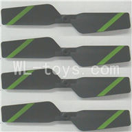 FeiLun FX067 FX067C RC Helicopter parts-12 Tail rotor blades(4pcs)-Green