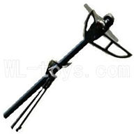 FeiLun FX067 FX067C RC Helicopter parts-26 Tail unit(Long tail pipe & Support pipe(2pcs) & Horizontal and vertical wing with fixtures & Tail cover with gear and motor)
