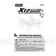 SYMA X12 RC Quadrocopter parts-15 Manual