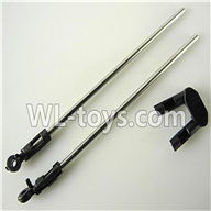 Foda F307 F307C F307H F307L RC helicopter parts-15 Support pipe(2pcs) & Head for the support pipe(2pcs)& Horizontal fixture