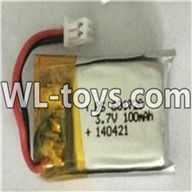 WLtoys V676 RC Quadcopter parts-04 3.7v 100mah battery