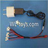 WLtoys V676 RC Quadcopter parts-15 Conversion socket plug & USB & 1-to-5 Cable ((Not include the 5 battery) WLtoys V676 RC Quadcopter parts-15 Conversion socket plug & USB & 1-to-5 Cable ((Not include the 5 battery)