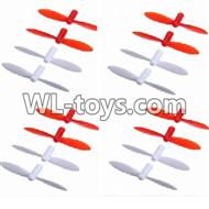WLtoys V676 RC Quadcopter parts-27 Upgrade-Blades(8x Red & 8x White) WLtoys V676 RC Quadcopter parts-27 Upgrade-Blades(8x Red & 8x White)
