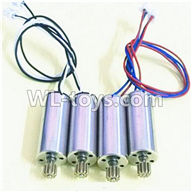 WLtoys V636 RC Quadcopter parts-09 rotating Motor with red and Blue wire(2pcs) & Reversing-rotating Motor with Black and white wire(2pcs) WLtoys V636 RC Quadcopter parts-09 rotating Motor with red and Blue wire(2pcs) & Reversing-rotating Motor with Black and white wire(2pcs)