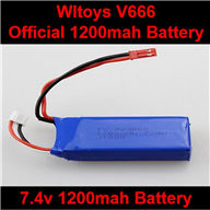 WLtoys V666 RC Quadcopter parts WL toys V666 Official 7.4v 1200mah battery
