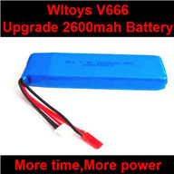 WLtoys V666 RC Quadcopter parts WL toys V666 Upgrade 2600mah battery akku