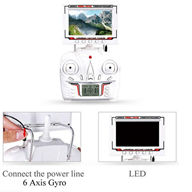 Lead Honor LH-X8DV Quadcopter -Option 3((Include the HD 2,000,000 Pixels camera,Also include the FPV Real time camera video Transmission receiver screen Parts)