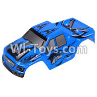 Wltoys A979 Body shellcover,Car canopy,Sheel cover-Gray,Wltoys A979 RC Truck Parts,rc car and rc racing car Spare Parts