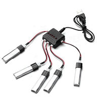 Wltoys F939 Upgrade 1-to-5 balance charger and USB Charger & coversion Wire(5pcs) -Not Include the battery,For WLtoys F939 RC AirPlane parts RC Fixed Wing Plane parts