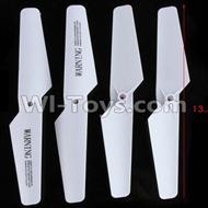 JJRC H5 H5C Parts-02 Rotor blades,Propellers(4pcs)-White For JJRC H5C Quadcopter parts,H5C Drone Parts