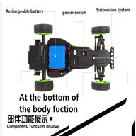 Subotech BG1503 rc car,Subotech BG1503 High speed 1/16 1:16 Full-scale rc racing car,2.4G 4WD Rock Crawler RC Car-Red Subotech-Car-All