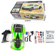 HaiBoXing 12885P rc car HaiBoXing 12885P High speed 1/12 1:12 Full-scale rc racing car,Updated Version 12885P 2.4G Radio Control Truck(More than Speed(35km/h), Shockproof )-Green HaiBoXing-Car-All