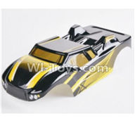 HaiBoXing 2128 Parts-33 28B01 Buggy Body Shell,Car shell-Yellow,HBX 2118 Car Parts,HaiBoXing 1:24 2128 RC Truck Spare parts Accessories,HBX 1/24 2128 4WD High Speed Buggy Parts