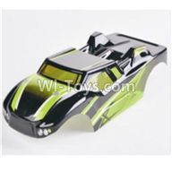 HaiBoXing 2128 Parts-34 28B02 Buggy Body Shell,Car shell-Green,HBX 2118 Car Parts,HaiBoXing 1:24 2128 RC Truck Spare parts Accessories,HBX 1/24 2128 4WD High Speed Buggy Parts