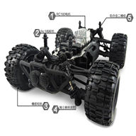 HaiBoXing 2138 rc car HaiBoXing 2138 High speed 1/24 1:24 Full-scale rc racing car,Updated Version 2138 2.4G Radio Control Truck-Black HaiBoXing-Car-All