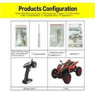 FQ777 HOPPER 9011 rc car,FQ777 HOPPER 9011 High speed 1/24 1:24 Full-scale rc racing car,2.4G 4WD Rock Crawler RC Car-Red FQ777-Car-All