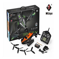 WLtoys Q353 RC Quadcopter,WLtoys Q353 RC Drone,UFO-RC QUADCOPTER WLtoys Q353 Aeroamphibious Air Land Sea Mode Headless Mode RC Quadcopter RTF 2.4GHz-Orange & Black Mini-Quadcopter-all FPV-Quadcopter-all Wltoys-Quadcopter-all