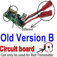 SuBotech BG1509 DZDB01 Old Version B-Circuit board,Receiver board(Can only be used for the Red light Transmitter),Subotech BG1509 RC Car Spare parts Accessories,1:12 4WD BG1509 RC Racing Car parts,High Speed Drifting Buggy Parts