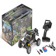 WLtoys 18428 rc car Wltoys 18428 High speed 1/18 1:18 Full-scale rc racing car,1: 18 Nini Electric four-wheel-climbing car with Brake Function-Black color Wltoys-Car-All