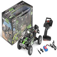 WLtoys 18429 rc car Wltoys 18429 High speed 1/18 1:18 Full-scale rc racing car,1: 18 Nini Electric four-wheel-climbing car with Brake Function-Green color