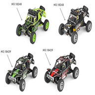 WLtoys 18429 rc car Wltoys 18429 High speed 1/18 1:18 Full-scale rc racing car,1: 18 Nini Electric four-wheel-climbing car with Brake Function-Green color