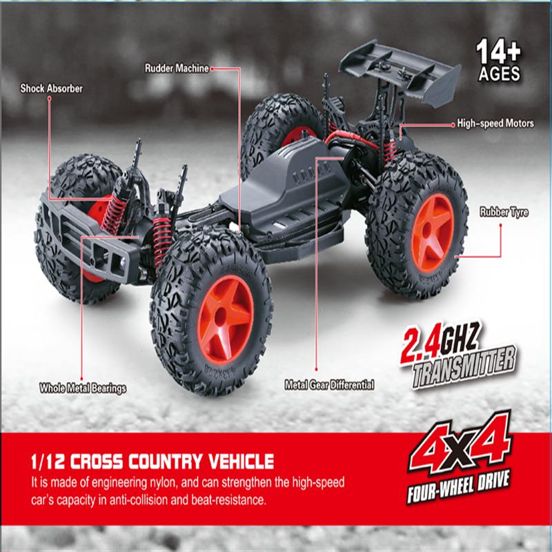 Subotech BG1518 rc car,Subotech BG1518 High speed 1/12 1:12 Full-scale rc racing car,2.4G 4WD Rock Crawler RC Car-White