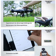 SJRC S70W RC Drone-With 5G 1920Px1080P Wifi Function Camera unit-White,SJR/C S70W RC Racing Drone Parts,SJ S70W RC Quadcopter Spare parts,SJRC S70W RC Drone parts