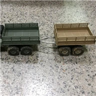WPL B16 Parts-22-01 Original self-loading 4 wheel trailer accessories-For DIY Parts-Green-32X13X14cm,WPL B16 B-16 RC Car Parts,WPL 6X6 Parts,WPL B16 B-16 RC Military Truck Spare parts Accessories,WPL 1:16 Off-road Truck Parts