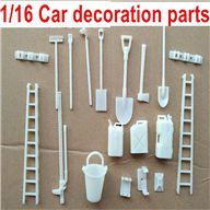 WPL B16 Parts-39 Upgrade DIY Car decoration parts,You can Paint any color by yourself,WPL B16 B-16 RC Car Parts,WPL 6X6 Parts,WPL B16 B-16 RC Military Truck Spare parts Accessories,WPL 1:16 Off-road Truck Parts