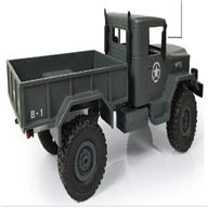 WPL B14 B-14 Military Truck,Green WPL B14 B-14 RC Car,4X4 1/16 1:16 desert Off Road Buggy,WPL M35-A2 Parts Military Truck, Off Road rc car-Green WPL-Car-All