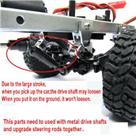 WPL B-16 B16 Parts-09-06 Upgrade All Metal Large stroke steel shock absorber plate(4 set)-larger Itinerary-Need buy with the upgrade metal drive shaft and Upgrade steering Rod,WPL B-16 B16 RC Car Parts,WPL 6X6 Parts,WPL B16 B-16 RC Military Truck Spare pa