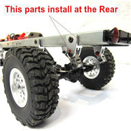 WPL B-16 B16 Parts-09-06 Upgrade All Metal Large stroke steel shock absorber plate(4 set)-larger Itinerary-Need buy with the upgrade metal drive shaft and Upgrade steering Rod,WPL B-16 B16 RC Car Parts,WPL 6X6 Parts,WPL B16 B-16 RC Military Truck Spare pa