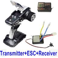 HG P407 Transmitter+ ESC+ Receiver board together.HG P407 Parts