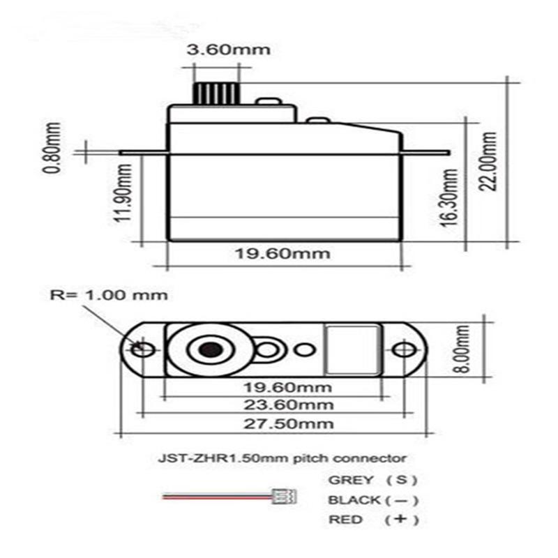 XK K130 Upgrade All Metal SERVO Parts-More Power(We will Modify the line and Give a sponge for free),XK K130 parts,XK K130 Helicopter Parts
