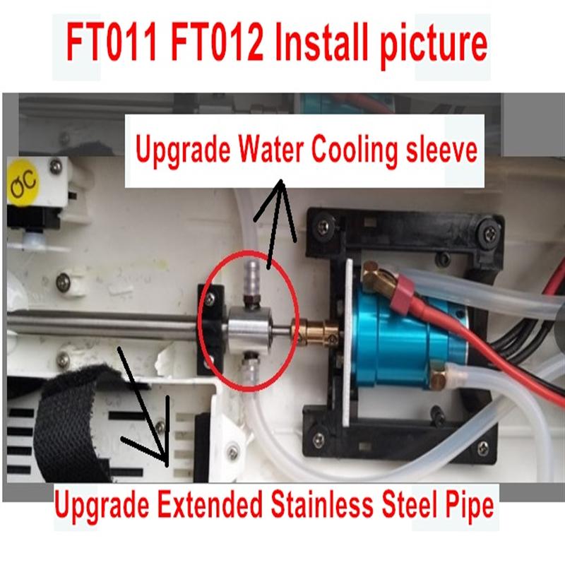 Feilun FT011 Upgrade Water Cooling sleeve for the Steel Pipe-You must buy the Upgrades-Extended Stainless Steel Pipe together to use for your boat,feilun ft011 mods Parts,feilun ft011 tuning Parts