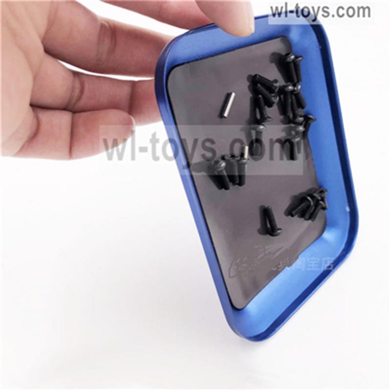 UDI RC Breaker 1601 Upgrade Metal Magnetic Screws Plate. UDIRC Breaker 1601 Parts, UDI RC UD1601 1/16 Car Parts.