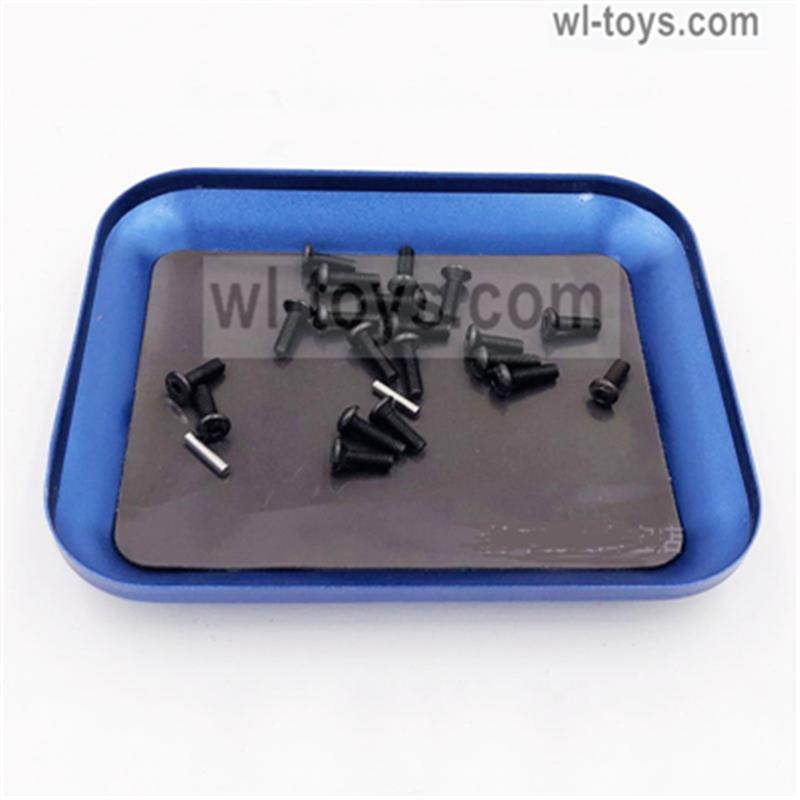 UDI RC Breaker 1601 Upgrade Metal Magnetic Screws Plate. UDIRC Breaker 1601 Parts, UDI RC UD1601 1/16 Car Parts.