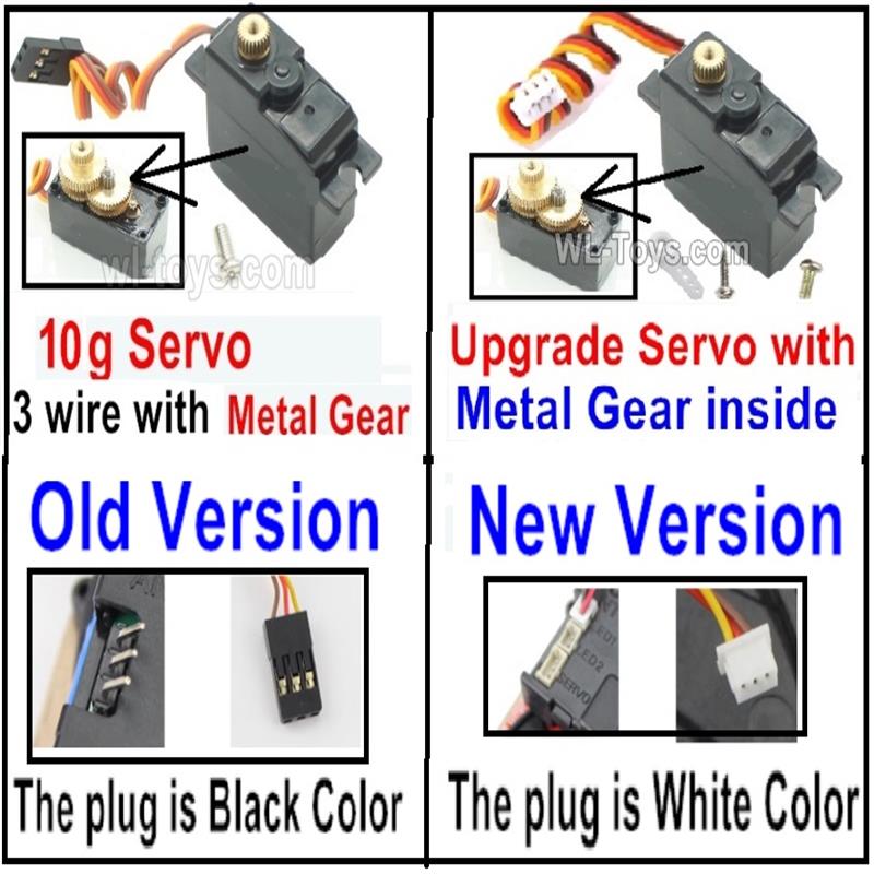 Wltoys 284131 Upgrade Parts.Upgrade Metal Servo.The 10g Servo With Metal Gear and 3 Wire.WLtoys 1/28 rc Drift Car Parts