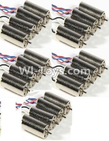 Eachine CG032 Parts-08 Rotating Motor with red and blue wire(10pcs-CW) & Reversing-rotating Motor with black and white wire(10pcs-CCW),Eachine CG032 RC Quadcopter parts,CG032 RC Drone Spare parts Accessories