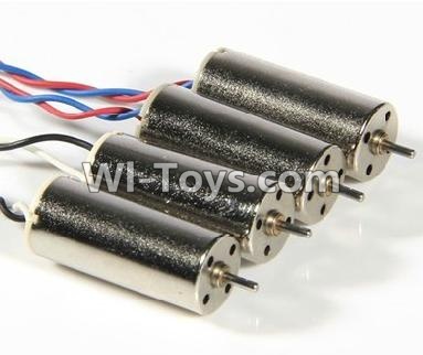 Eachine CG032 Parts-09 rotating Motor with red and blue wire(2pcs-CW) & Reversing-rotating Motor with black and white wire(2pcs-CCW),Eachine CG032 RC Quadcopter parts,CG032 RC Drone Spare parts Accessories