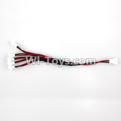 Eachine CG032 Parts-21 Upgrade 1-to-5 Plug wire(Small White-to-White Plug),Eachine CG032 RC Quadcopter parts,CG032 RC Drone Spare parts Accessories