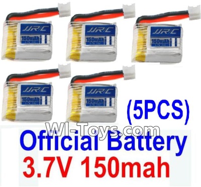 Eachine E010 Spare Parts-13 Official 3.7v 150mah Battery(5pcs),Eachine E010 RC Quadcopter Drone Spare Parts Replacement Accessories