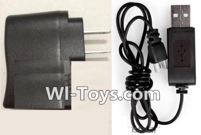 Eachine E010 Spare Parts-21 USB-TO-socket Conversion plug & USB Charger,Eachine E010 RC Quadcopter Drone Spare Parts Replacement Accessories
